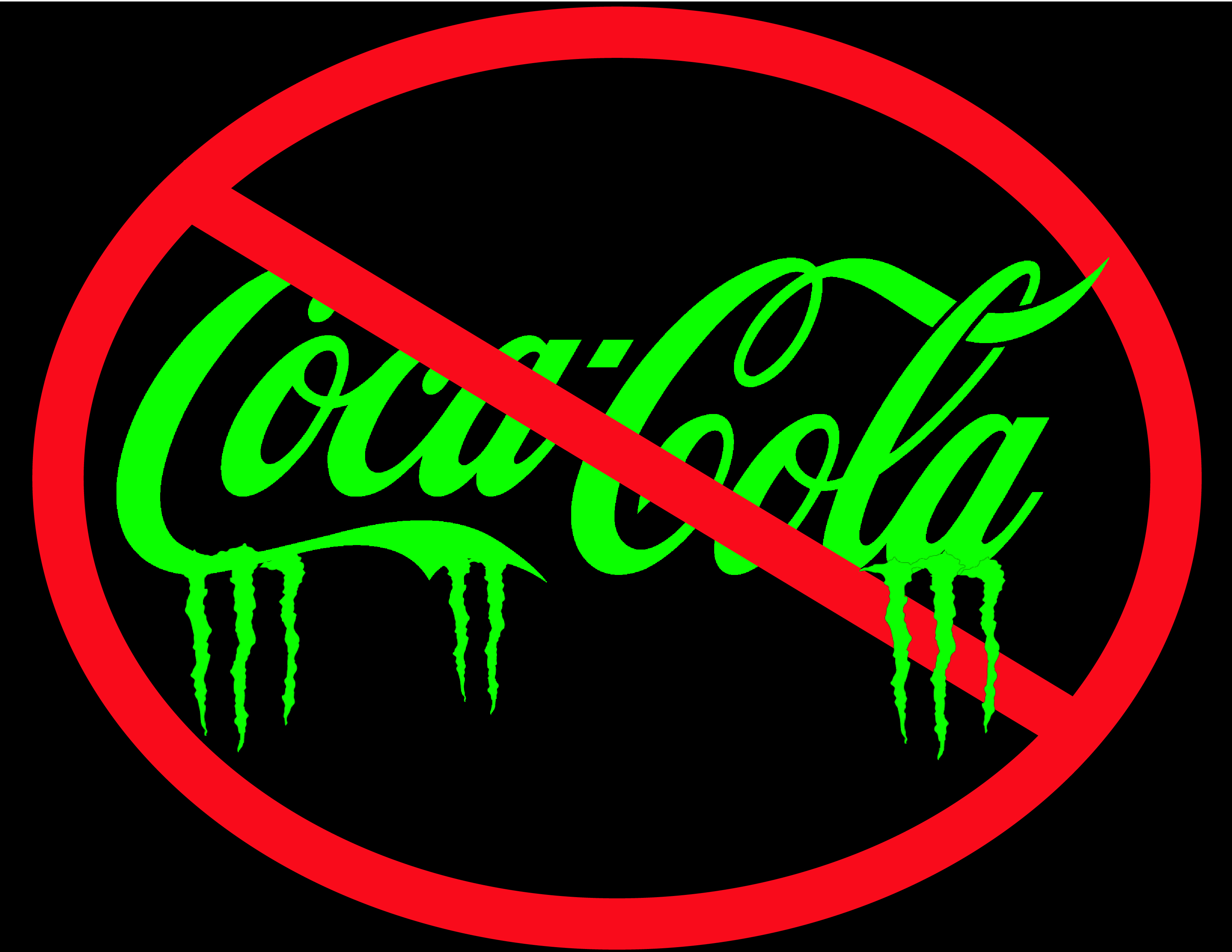 No Coke Monster